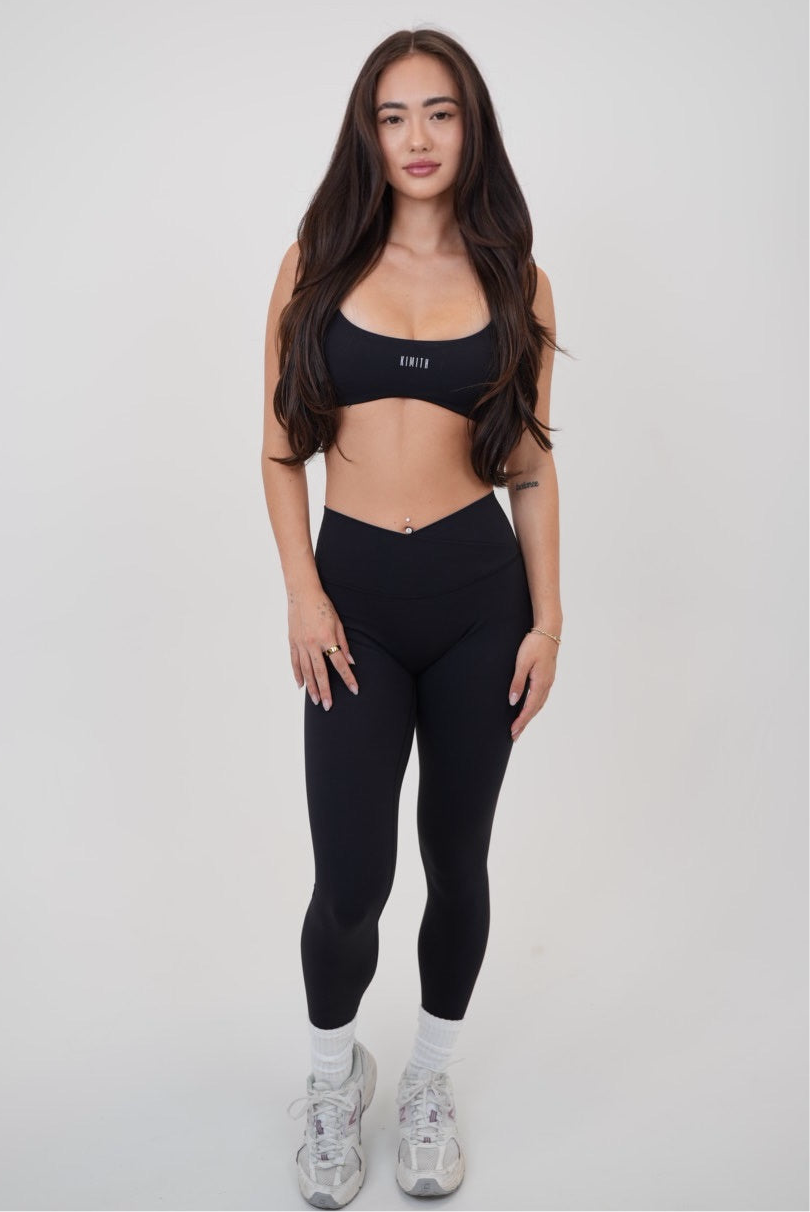 Black Sculpt V-Waist Legging