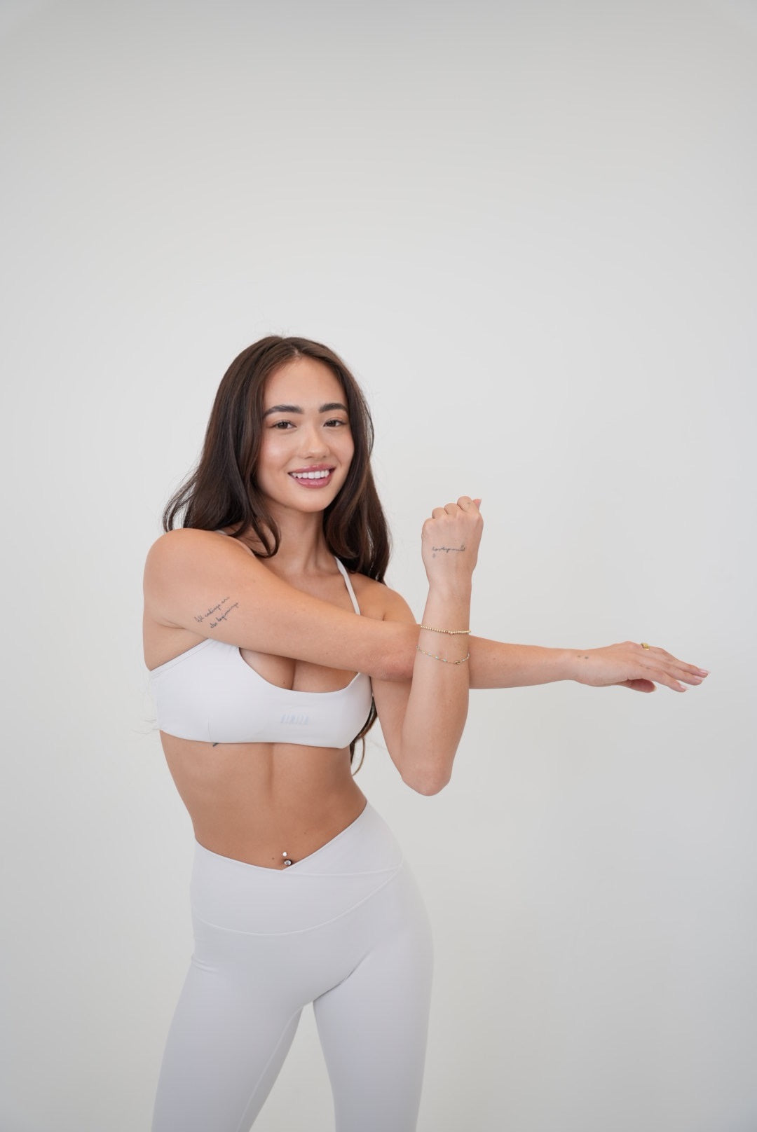 White Cross-Back Butter Soft Bra