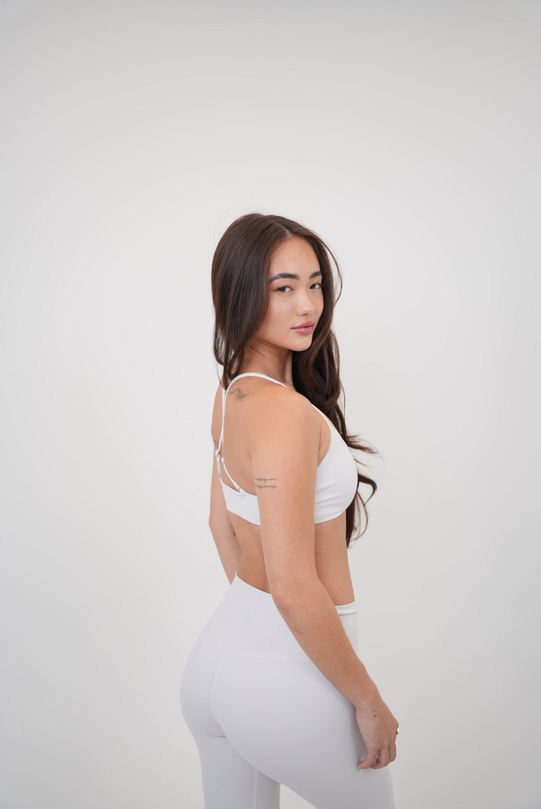 White Cross-Back Butter Soft Bra