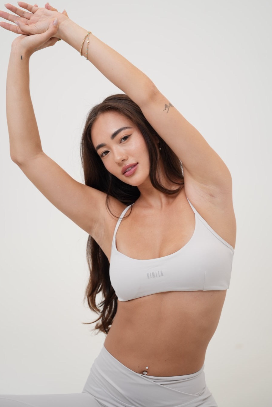 White Cross-Back Butter Soft Bra
